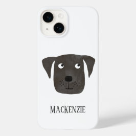 Cão Negro Labrador Retriever Personalizado