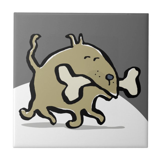 cão pequeno, osso grande (Frente)