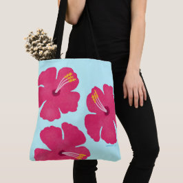 Cão Viagem Tote Bag Happy Hibiscus