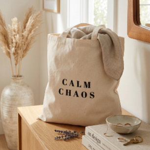 Caos Calmo - Bolsa Tote Paradox Canvas