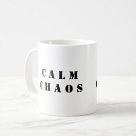 Caos Calmo - Caneca de Café Paradoxo