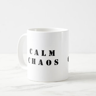 Caos Calmo - Caneca de Café Paradoxo