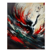 Caos e Criação: Paixão vs Impressão de Arte Natura