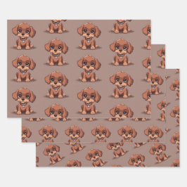 Cãozinho castanho-branco