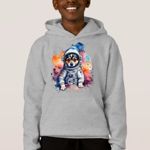 Cãozinho de astronauta do espaço bonito