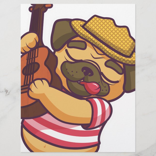 cãozinho tocando violão (Frente)