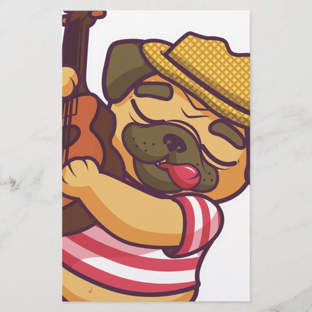 cãozinho tocando violão (Frente)