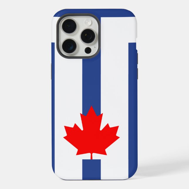 Capa Apple iPhone 15 Pro Max, bandeira de Toronto (Verso)