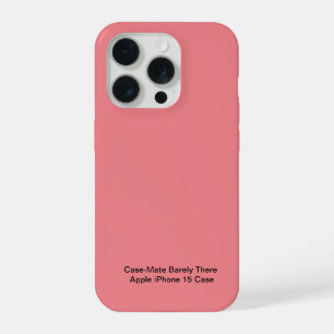 Capa Barely There para iPhone 15 da Apple