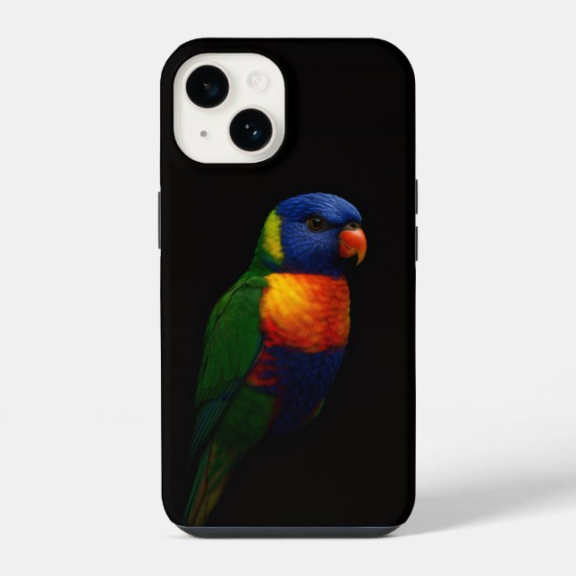 Capa Black 4 Luxe iPhone 14 Case-Mate, Lorikeet Pa (Verso)