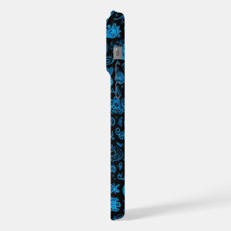 Capa Blue Doodles para iphone 15 pro max