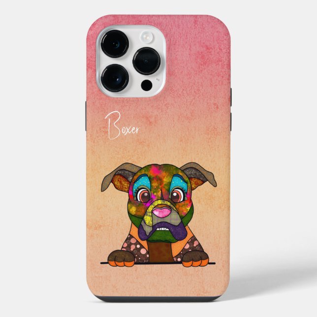 Capa Boxer Ugly Face Case-Mate para iPhone (Verso)