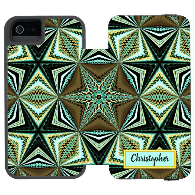 Capa Carteira Para iPhone, Incipio Adicione seu nome a este na moda exclusivo (Fólio aberto)