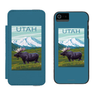 Capa Carteira Incipio Watson™ Para iPhone 5 Alces com MountainUtah