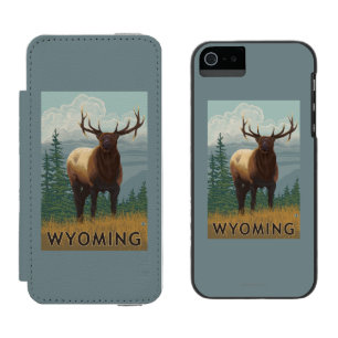 Capa Carteira Incipio Watson™ Para iPhone 5 Alces SceneWyoming