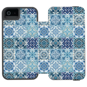 Capa Carteira Incipio Watson™ Para iPhone 5 Azulejos do Mediterrâneo, Português, Azulejo, Majo