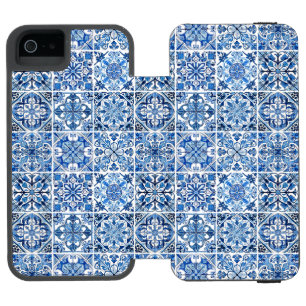 Capa Carteira Incipio Watson™ Para iPhone 5 Azulejos do Mediterrâneo, Português, Azulejo, Majo