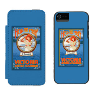 Capa Carteira Incipio Watson™ Para iPhone 5 Balsa da equitação da mulher - Victoria, BC Canadá