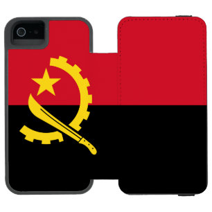 Capa Carteira Incipio Watson™ Para iPhone 5 Bandeira Patriótica Angolana