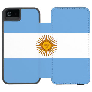 Capa Carteira Incipio Watson™ Para iPhone 5 Bandeira Patriótica Argentina