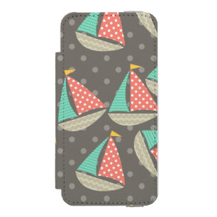 Capa Carteira Incipio Watson™ Para iPhone 5 Barcos à vela