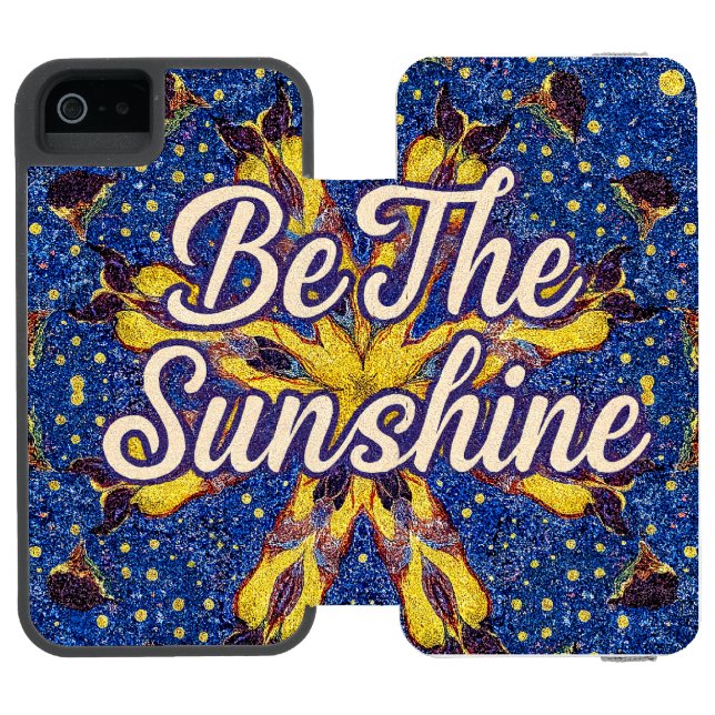 Capa Carteira Para iPhone, Incipio Be the Sunshine Phone case (Fólio aberto)