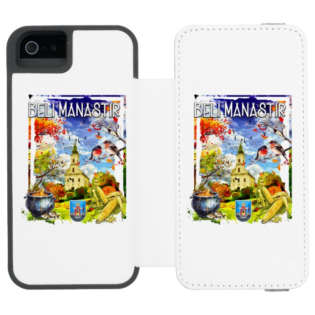 Capa Carteira Para iPhone, Incipio Beli Manastir (Fólio aberto)