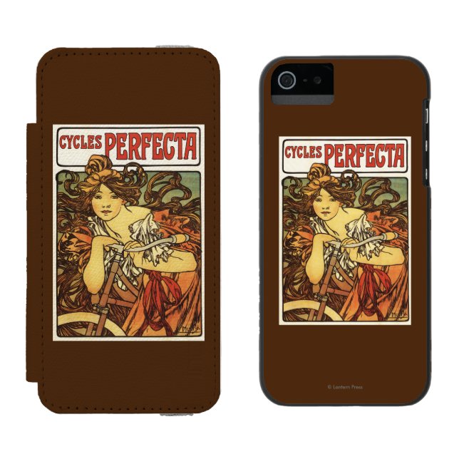 Capa Carteira Para iPhone, Incipio Bicicletas de Perfecta com cargo da propaganda da (Lado a lado)