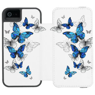Capa Carteira Incipio Watson™ Para iPhone 5 Borboletas Azuis Morpho