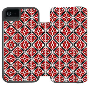 Capa Carteira Incipio Watson™ Para iPhone 5 Bordado Étnico Eslavo, Tradicional Balcânico