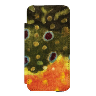 Capa Carteira Incipio Watson™ Para iPhone 5 Brook Trout Fish