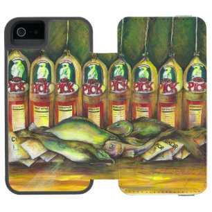 Capa Carteira Incipio Watson™ Para iPhone 5 Carne doce