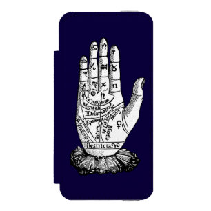 Capa Carteira Incipio Watson™ Para iPhone 5 Carta do Palmistry, 1885