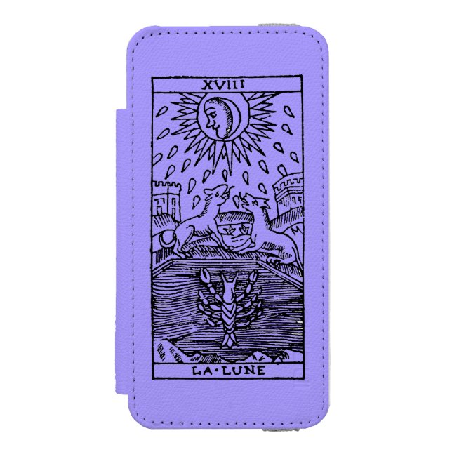 Capa Carteira Para iPhone, Incipio Cartão de Tarot: A lua (Frente do fólio)