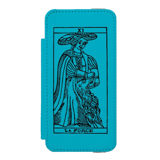 Capa Carteira Para iPhone, Incipio Cartão de Tarot: Força (Frente do fólio)