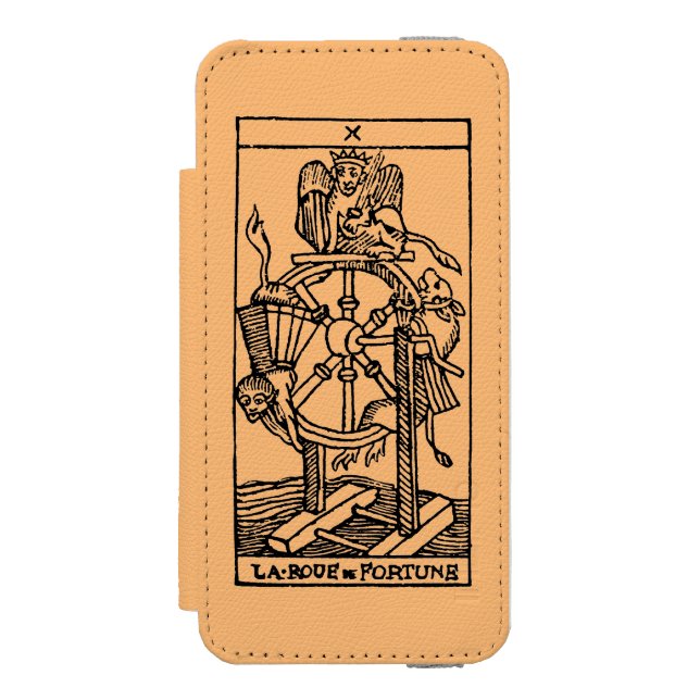 Capa Carteira Para iPhone, Incipio Cartão de Tarot: Fortuna (Frente do fólio)