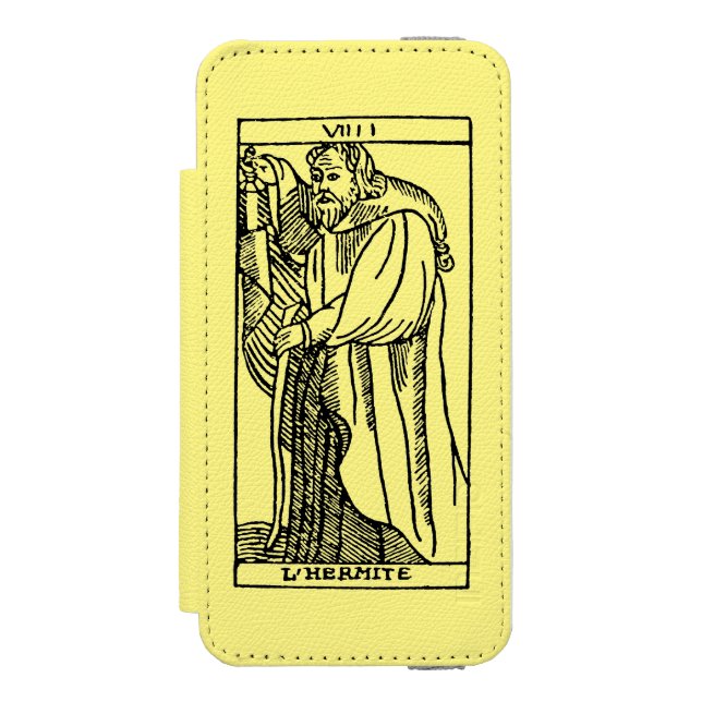 Capa Carteira Para iPhone, Incipio Cartão de Tarot: O eremita (Frente do fólio)