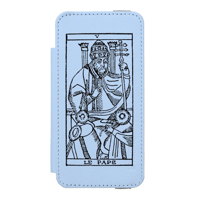 Capa Carteira Para iPhone, Incipio Cartão de Tarot: O papa (Frente do fólio)