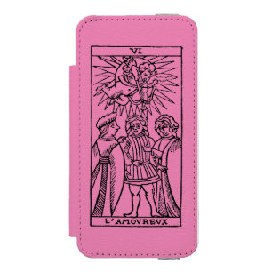 Capa Carteira Incipio Watson™ Para iPhone 5 Cartão de Tarot: Os amantes