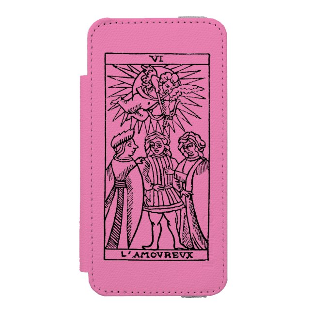 Capa Carteira Para iPhone, Incipio Cartão de Tarot: Os amantes (Frente do fólio)