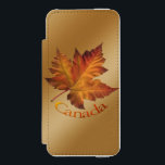 Capa Carteira Incipio Watson™ Para iPhone 5 Carteira de iPhone Canadá Maple Folet<br><div class="desc">Mala de Wallet do Canadá Souvenir iPhone Personalizada Canadá Cartole Wallet Leaf iPhone Wallet do Canadá Bonito personalizável Canadá Cartaz de outono do Canadá Bolsas de Leaf iPhone Ofertas para Homens Mulheres Crianças Na moda de Família de Amigos do Canadá Souvenir Nome Aqui Canadá Bandeira Souvenirs Personalizadas do Canadá Souvenir...</div>