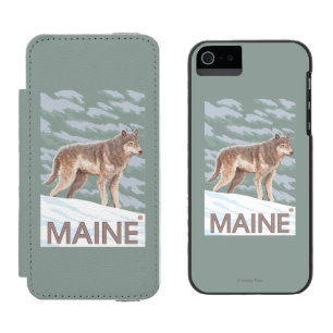 Capa Carteira Incipio Watson™ Para iPhone 5 Cena de MaineWolf