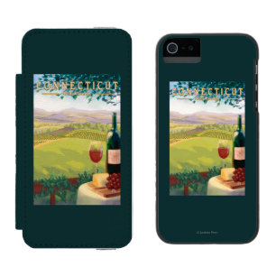 Capa Carteira Incipio Watson™ Para iPhone 5 Cena do país de ConnecticutWine