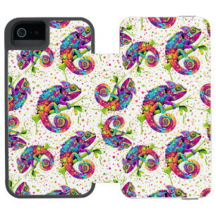 Capa Carteira Incipio Watson™ Para iPhone 5 Chameleon Paint mantém estilo aquarela