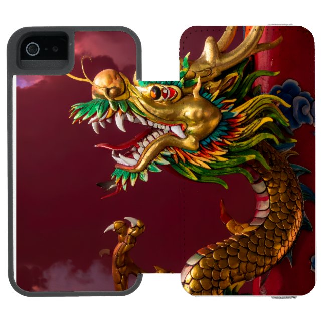 Capa Carteira Para iPhone, Incipio Chinese dragon (Fólio aberto)