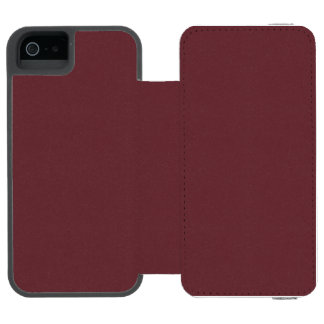 Capa Carteira Incipio Watson™ Para iPhone 5 Chroma Textura - Vinho 