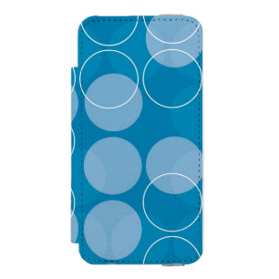 Capa Carteira Incipio Watson™ Para iPhone 5 Círculos retros