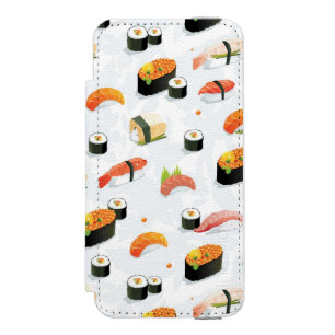 Capa Carteira Incipio Watson™ Para iPhone 5 Comida japonesa: Teste padrão do sushi