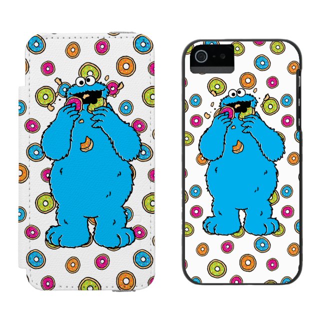 Capa Carteira Para iPhone, Incipio Cookie MonsterDonut Destroyer (Lado a lado)