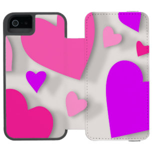 Capa Carteira Incipio Watson™ Para iPhone 5 Coração de papel decorativo 3